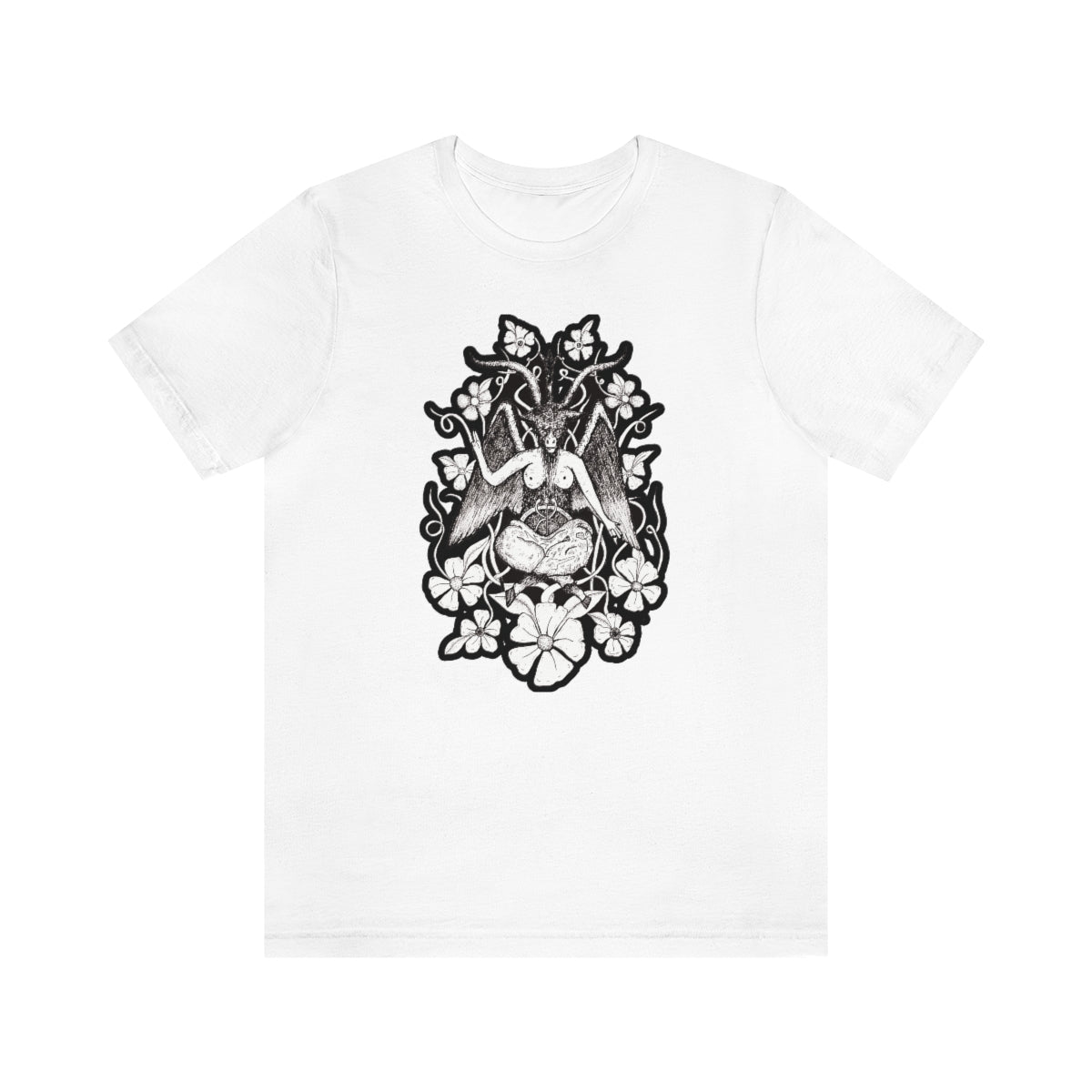 Super Soft "Baphomet" by Kelly Kresconko Jersey Short Sleeve Tee