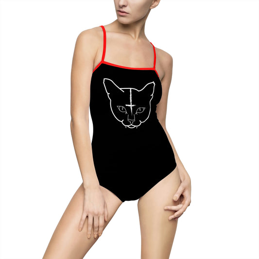 Hell O'Kitty One-piece Swimsuit (Xs-3X)