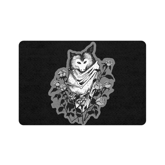 Grey Batty Pet Food Mat (12x18)