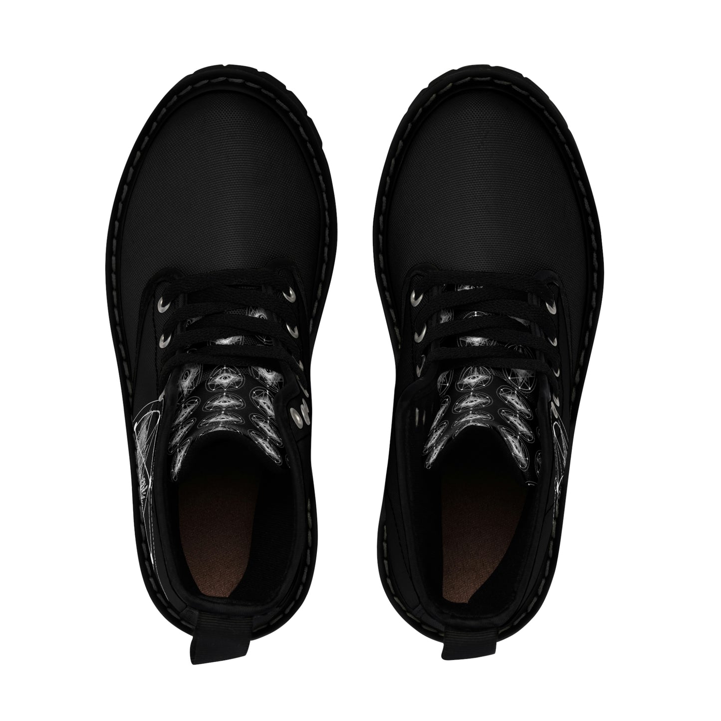 ENLIGHTENMENT PRINT Men's Canvas Boots