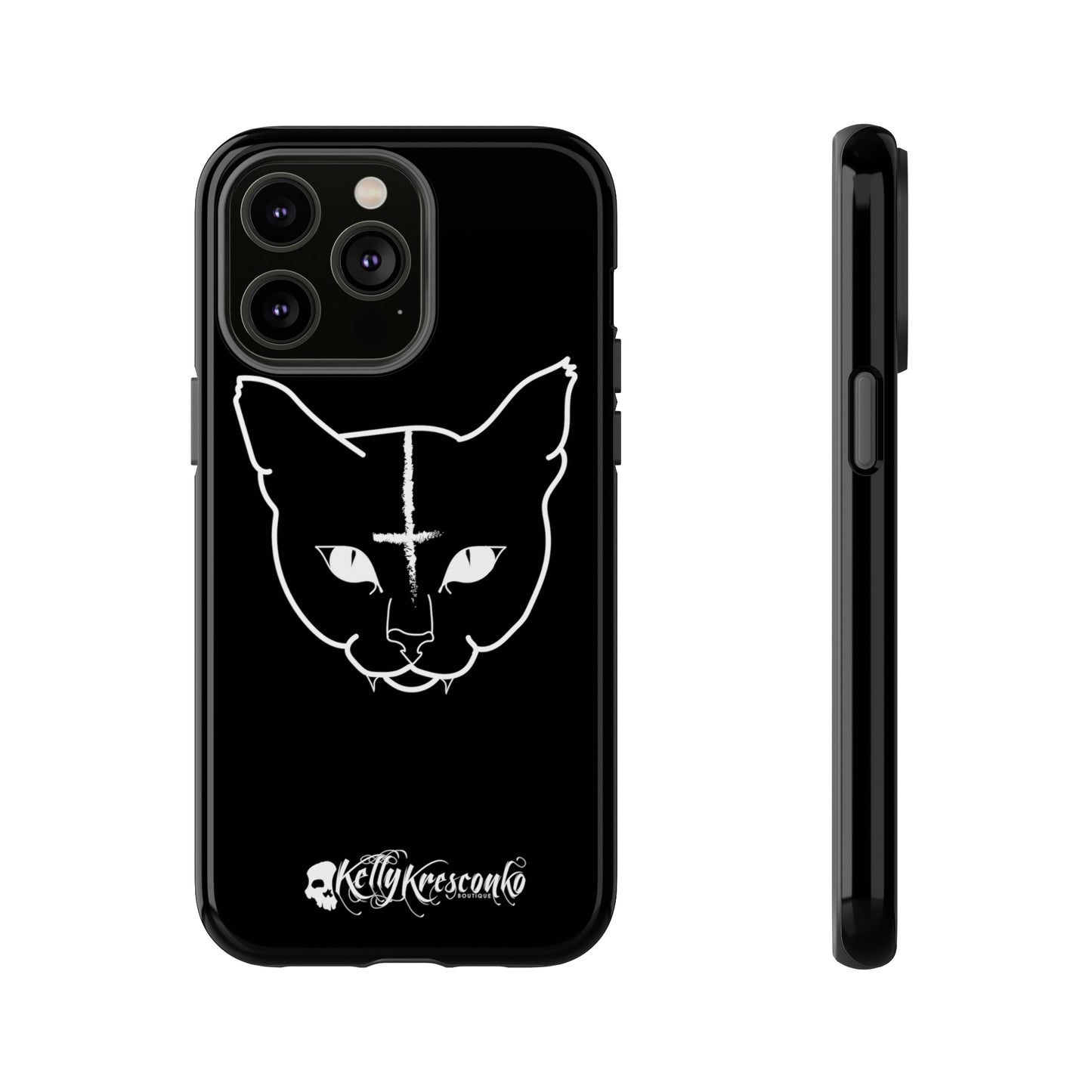 Hell Cat Phone Case (40 different sizes to choose from)