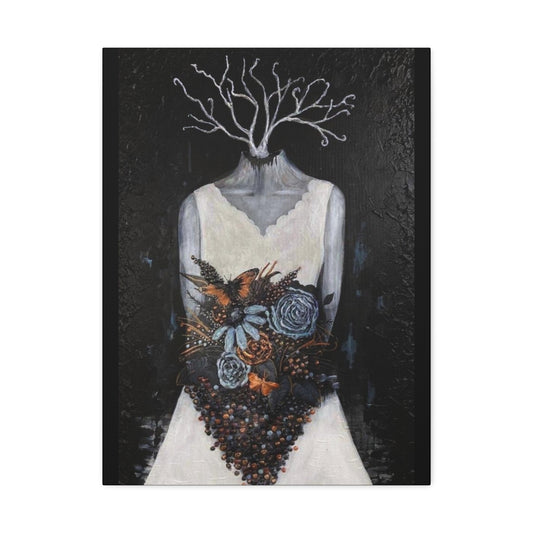 "Cantique" Painting by Kelly Kresconko on Printed Canvas (Reproduction)