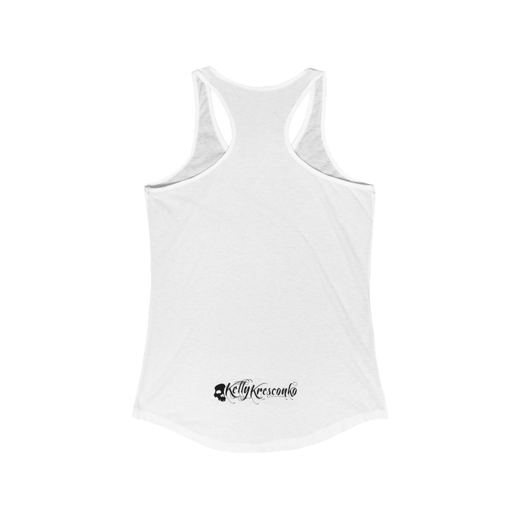 Women's Ideal Racerback Tank-Painting by Kelly Kresconko
