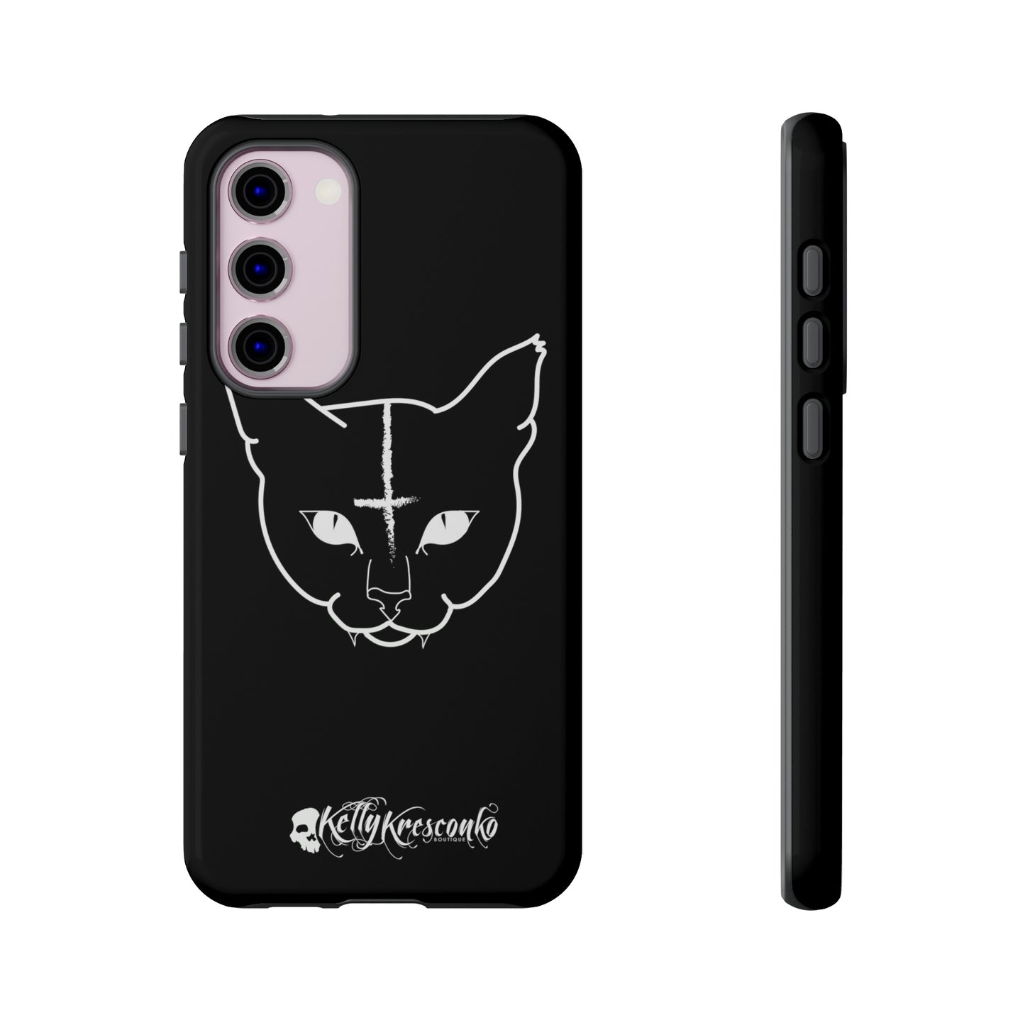 Hell Cat Phone Case (40 different sizes to choose from)