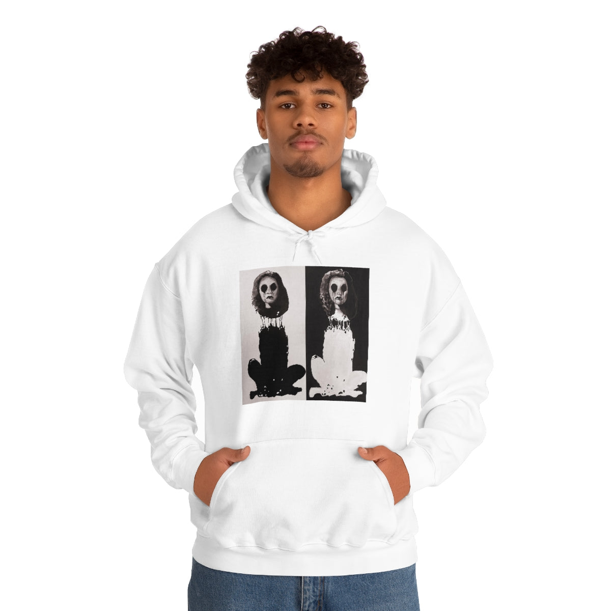 "Melancholy Felines" Unisex Heavy Blend™ Hooded Sweatshirt