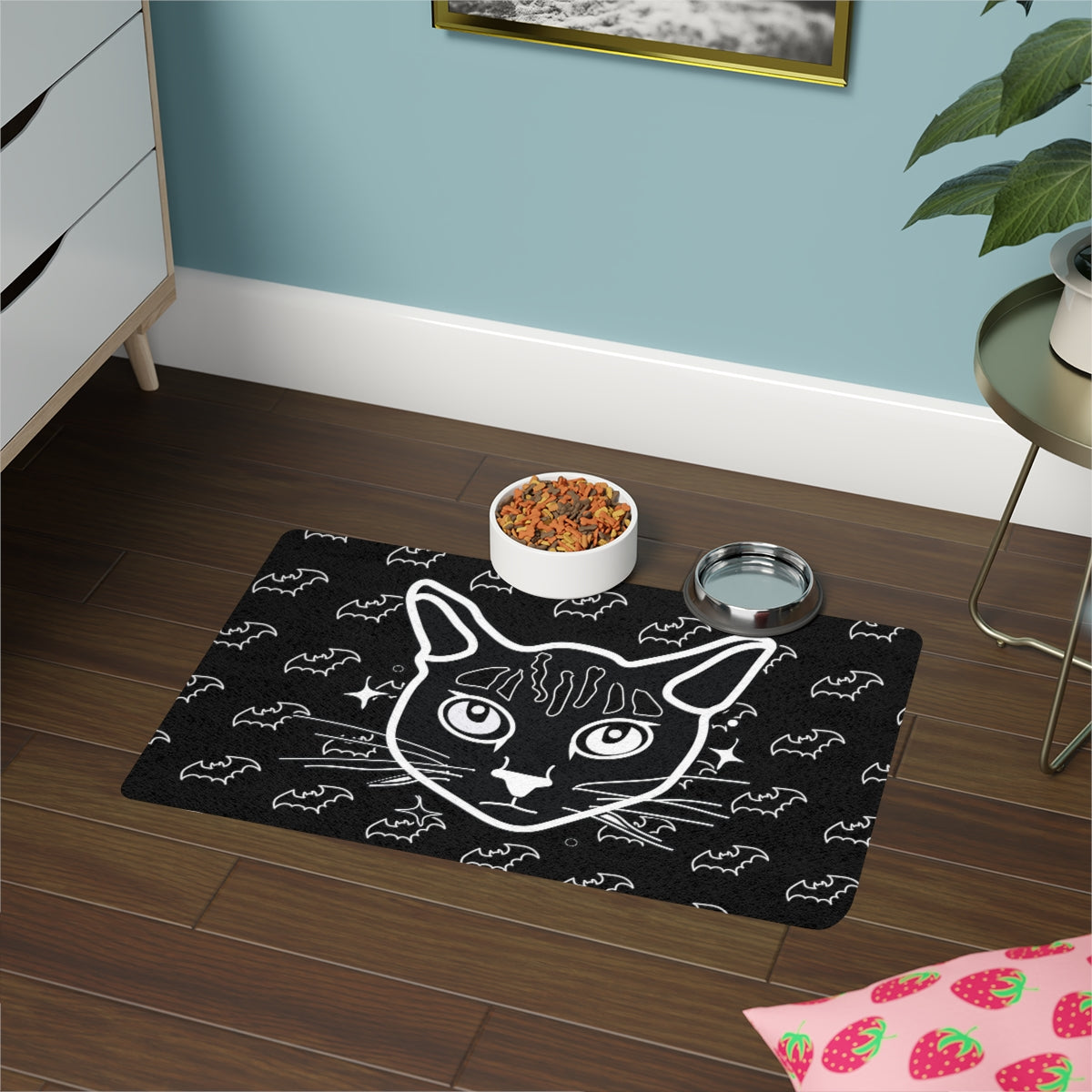 Batty Pet Food Mat (12x18)