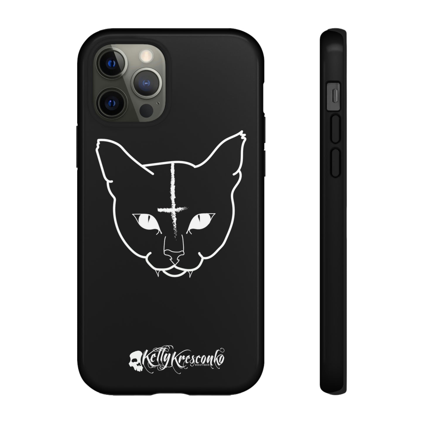 Hell Cat Phone Case (40 different sizes to choose from)