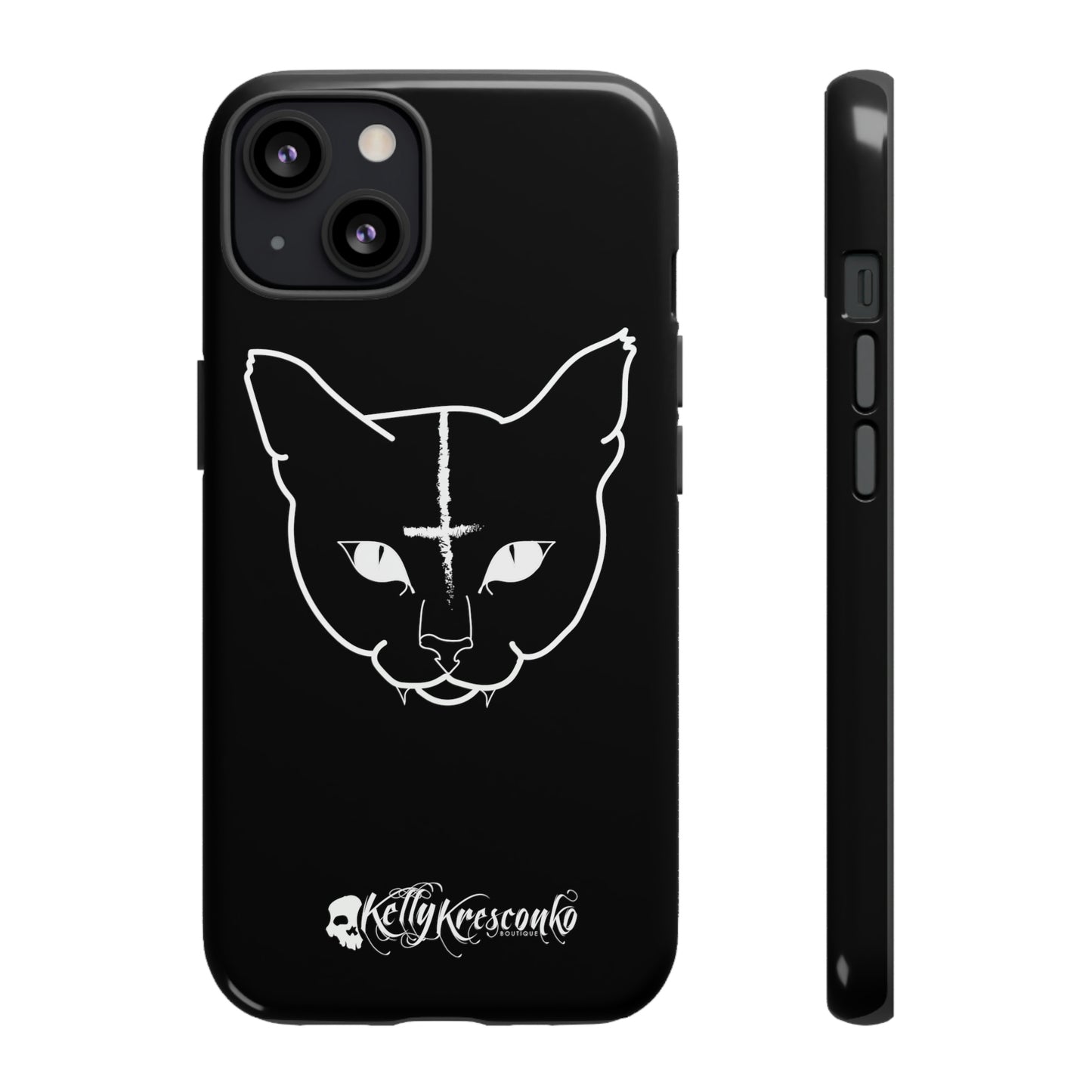 Hell Cat Phone Case (40 different sizes to choose from)