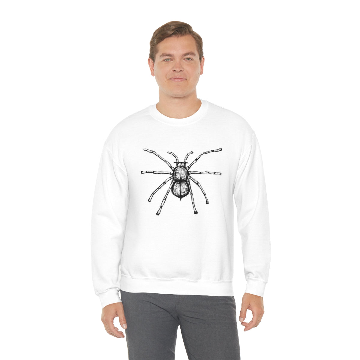 Sketchy Spider Unisex Heavy Blend™ Crewneck Sweatshirt