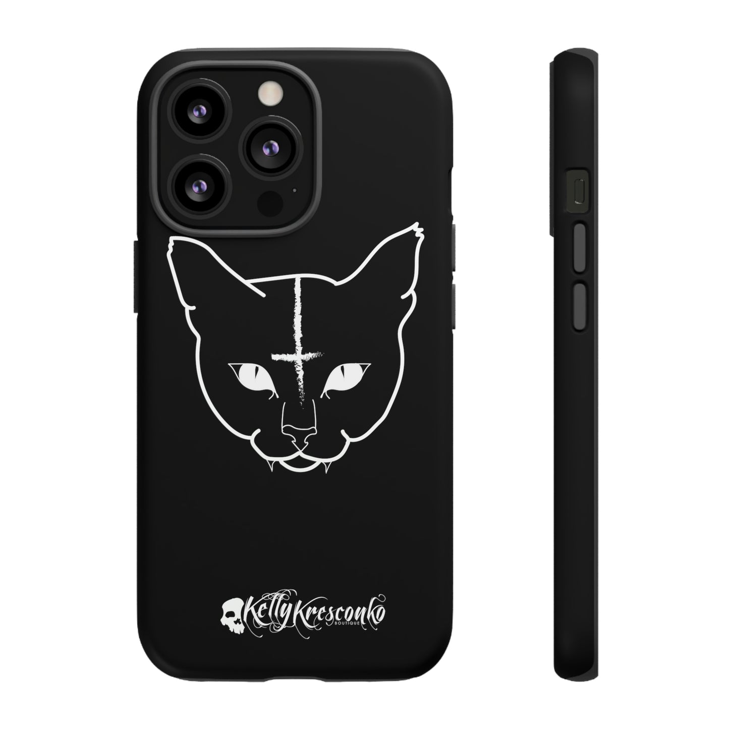 Hell Cat Phone Case (40 different sizes to choose from)