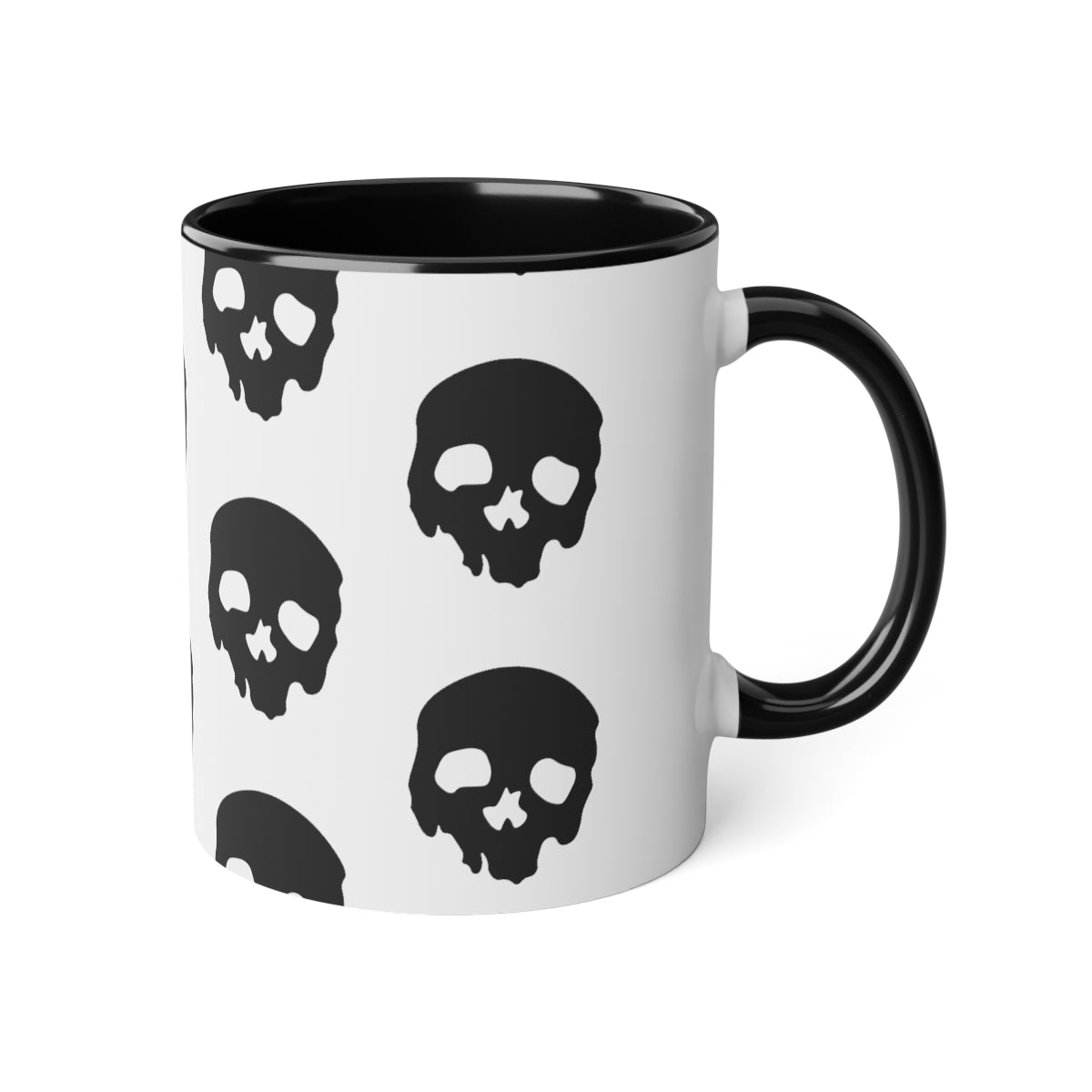 Skull Print Coffee Mug, 11oz