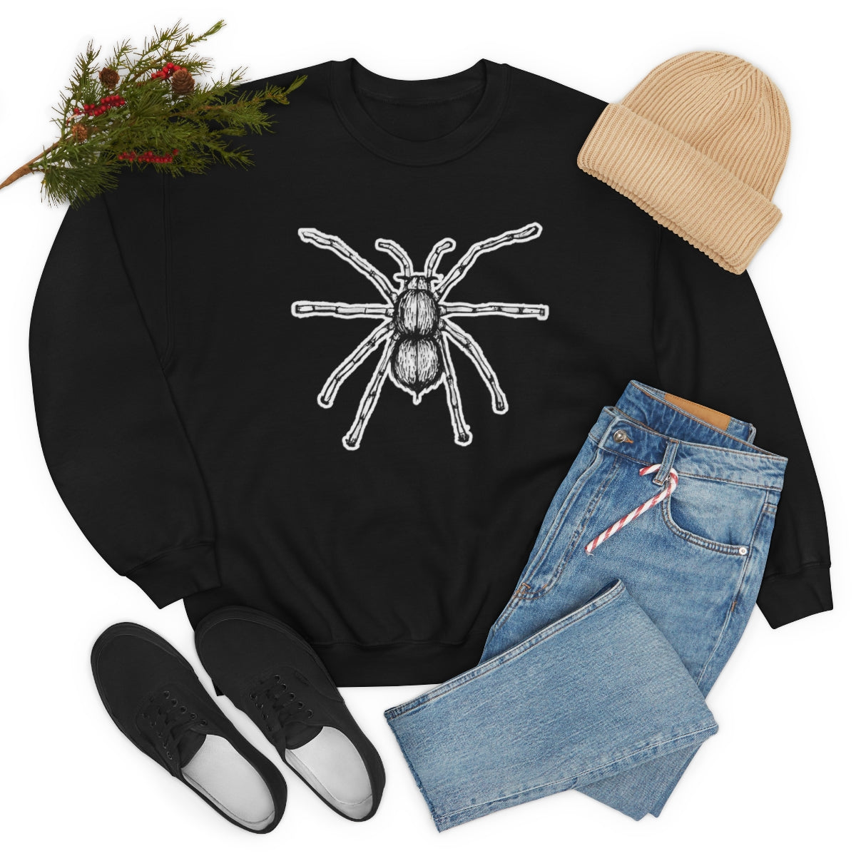 Sketchy Spider Unisex Heavy Blend™ Crewneck Sweatshirt