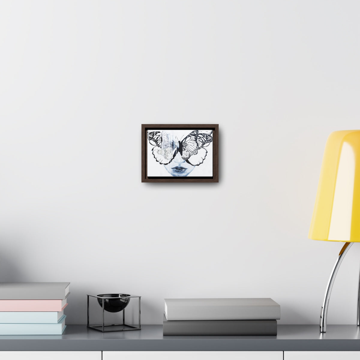 "Butterfly Eyes" Painting by Kelly Kresconko PRINT on Gallery Canvas Wraps, Horizontal Frame