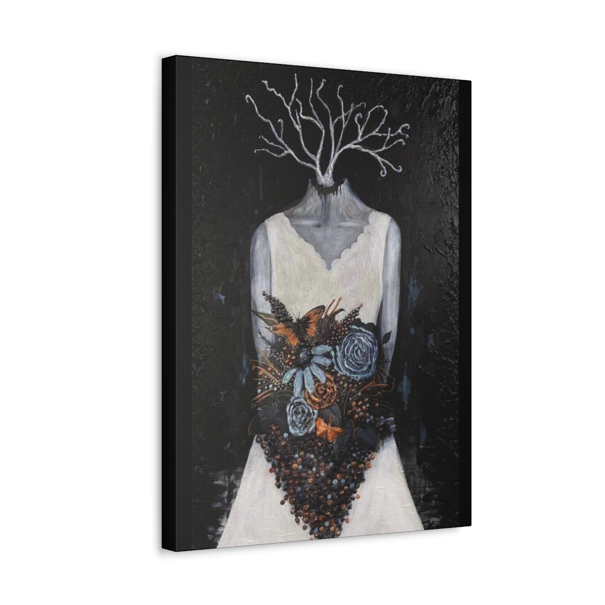 "Cantique" Painting by Kelly Kresconko on Printed Canvas (Reproduction)