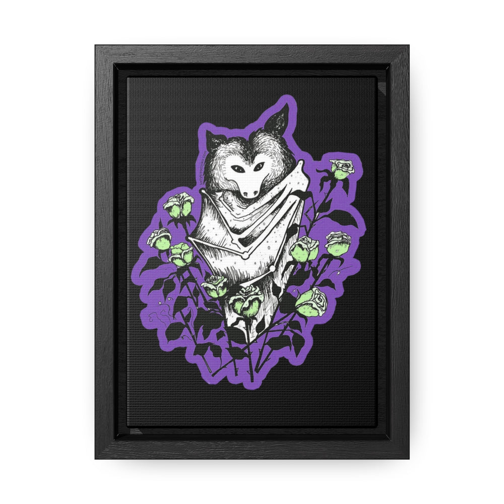 "Blue Batty" Gallery Canvas Wraps, Vertical Frame