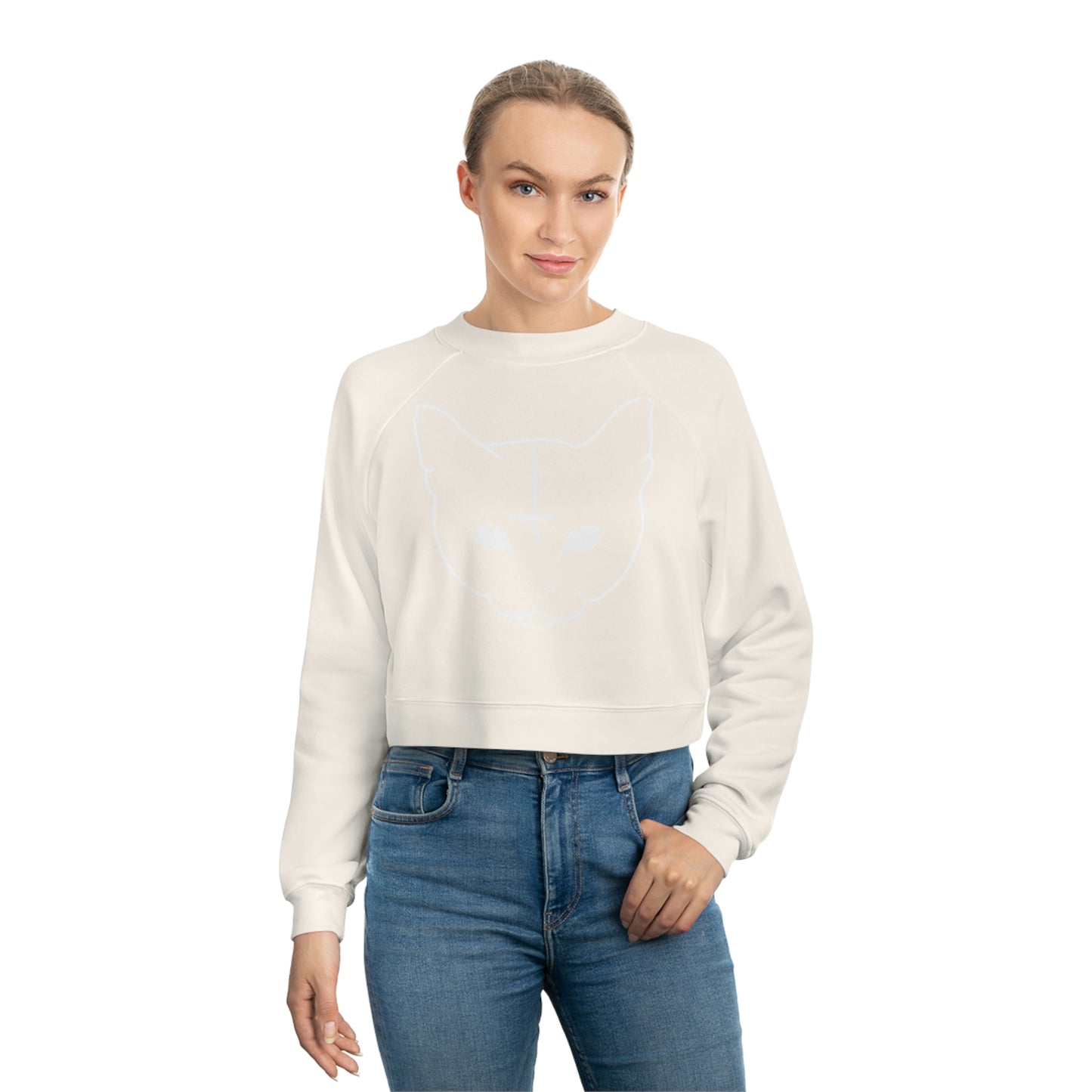 Hell Cat Cropped Fleece
