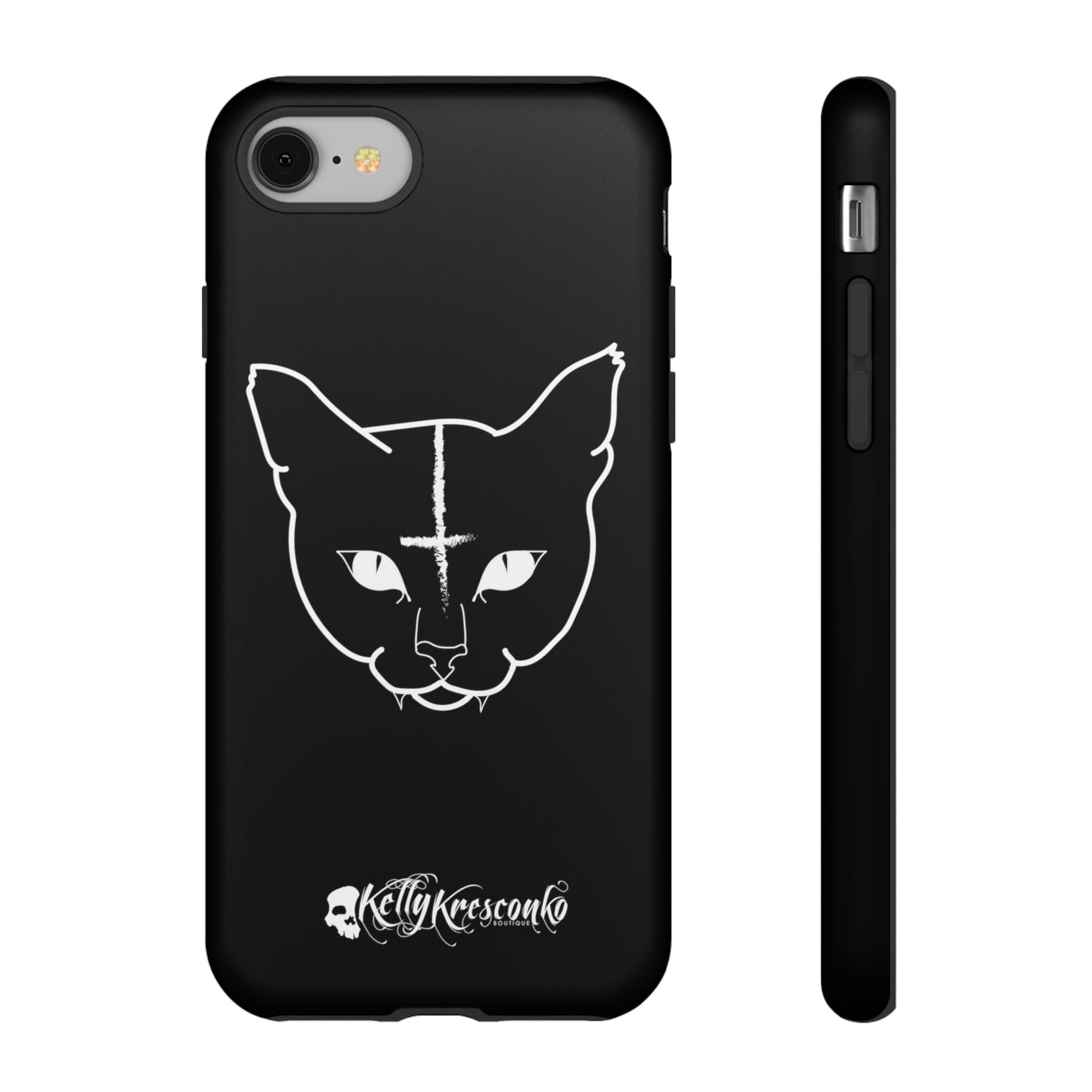 Hell Cat Phone Case (40 different sizes to choose from)