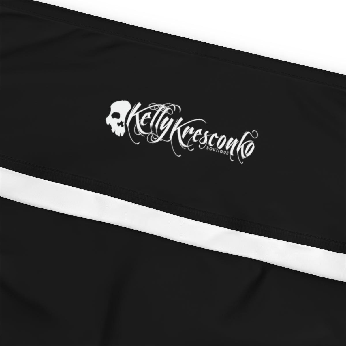 LUXE GOTH BASICS Plus Size Leggings-Single "DeathMoth" by Kelly Kresconko