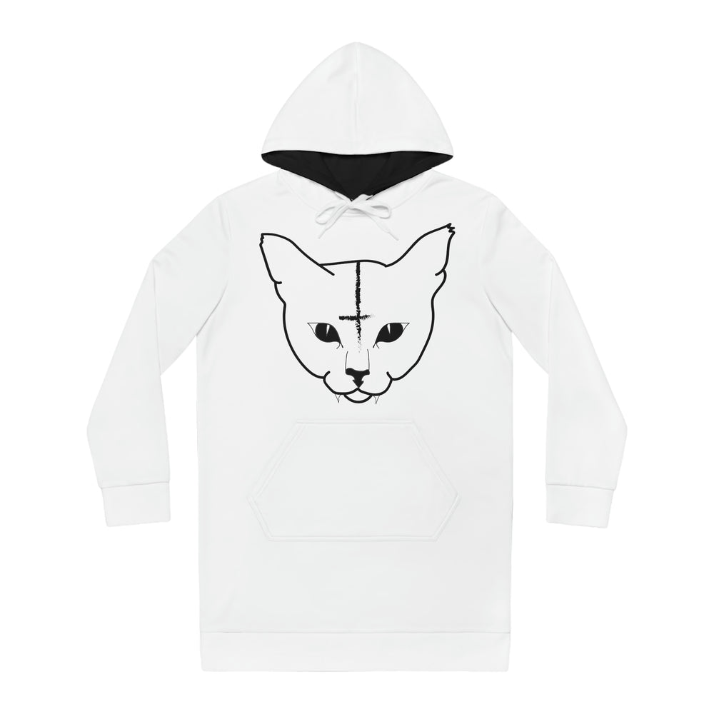 Super Soft Hell Cat Hoodie Dress