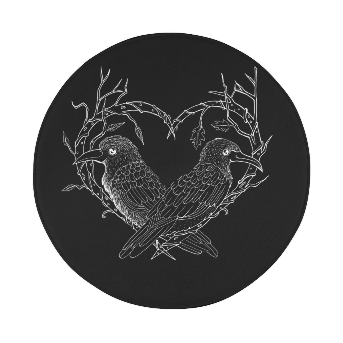 Odin's Ravens Bath Mat