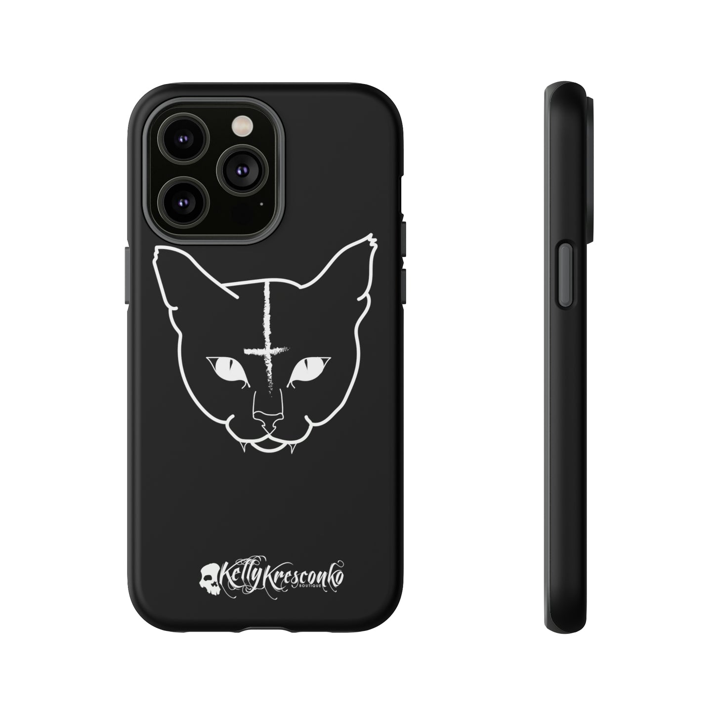 Hell Cat Phone Case (40 different sizes to choose from)