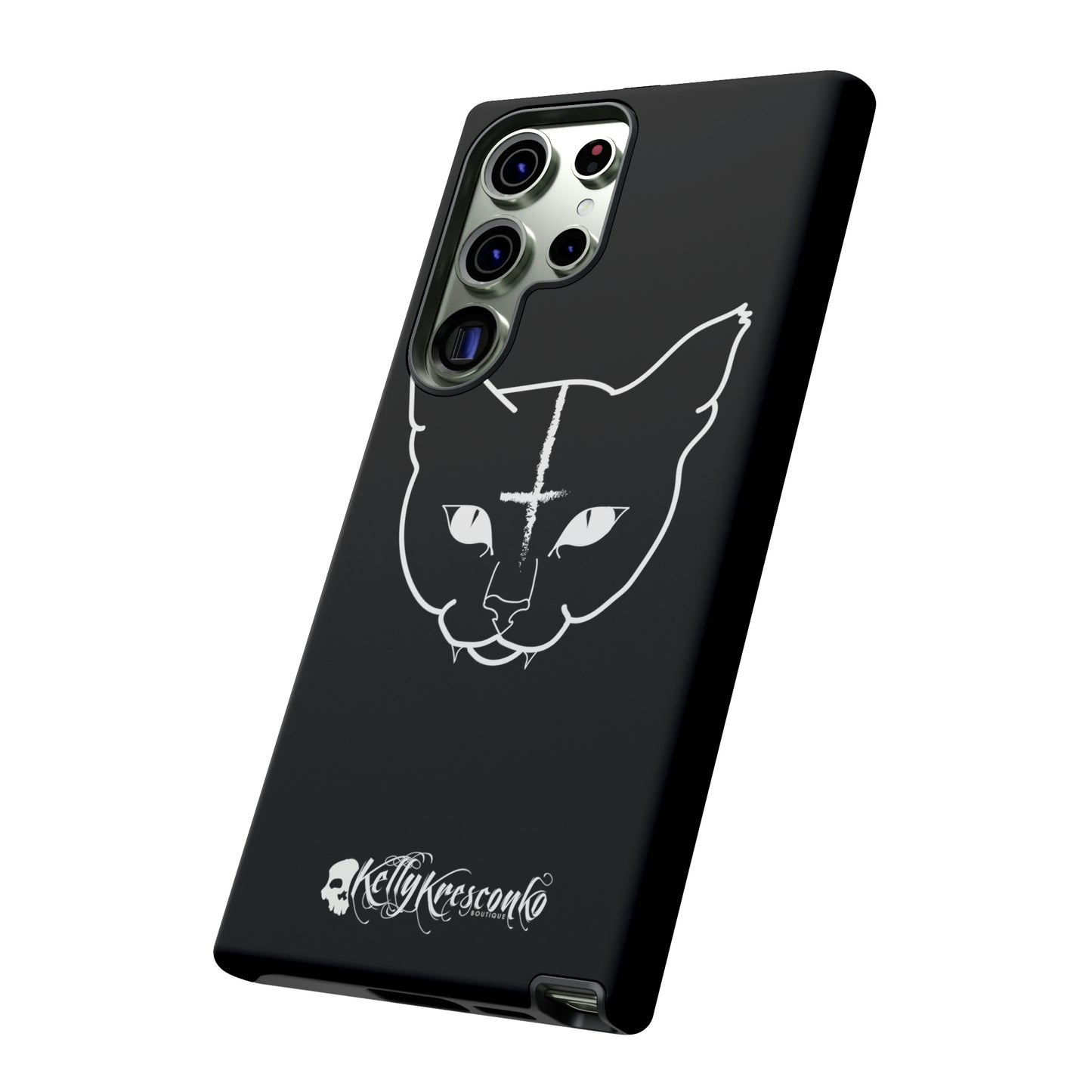 Hell Cat Phone Case (40 different sizes to choose from)