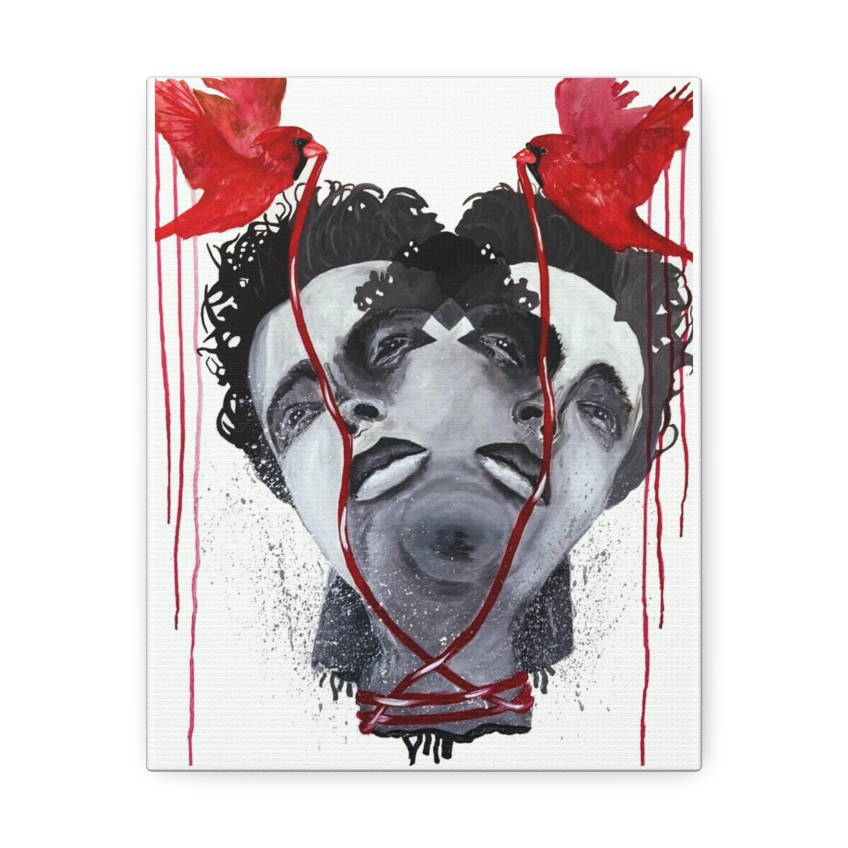 "The Split Decision" by Kelly Kresconko Gallery Wrapped Canvas Print