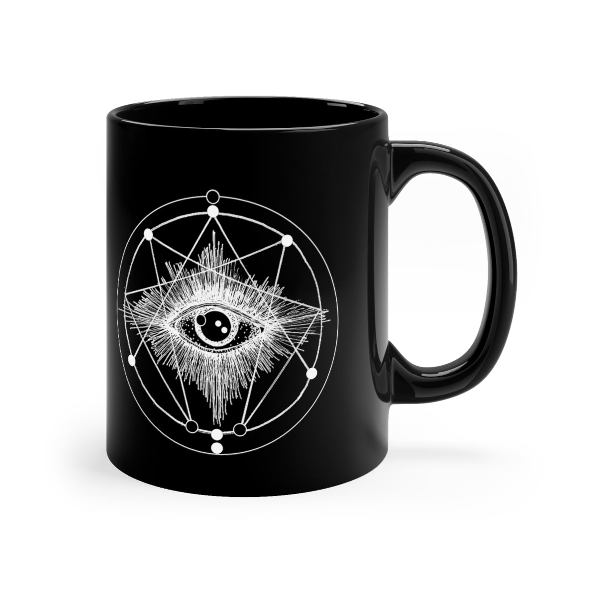 Enlightenment 11oz Black Mug
