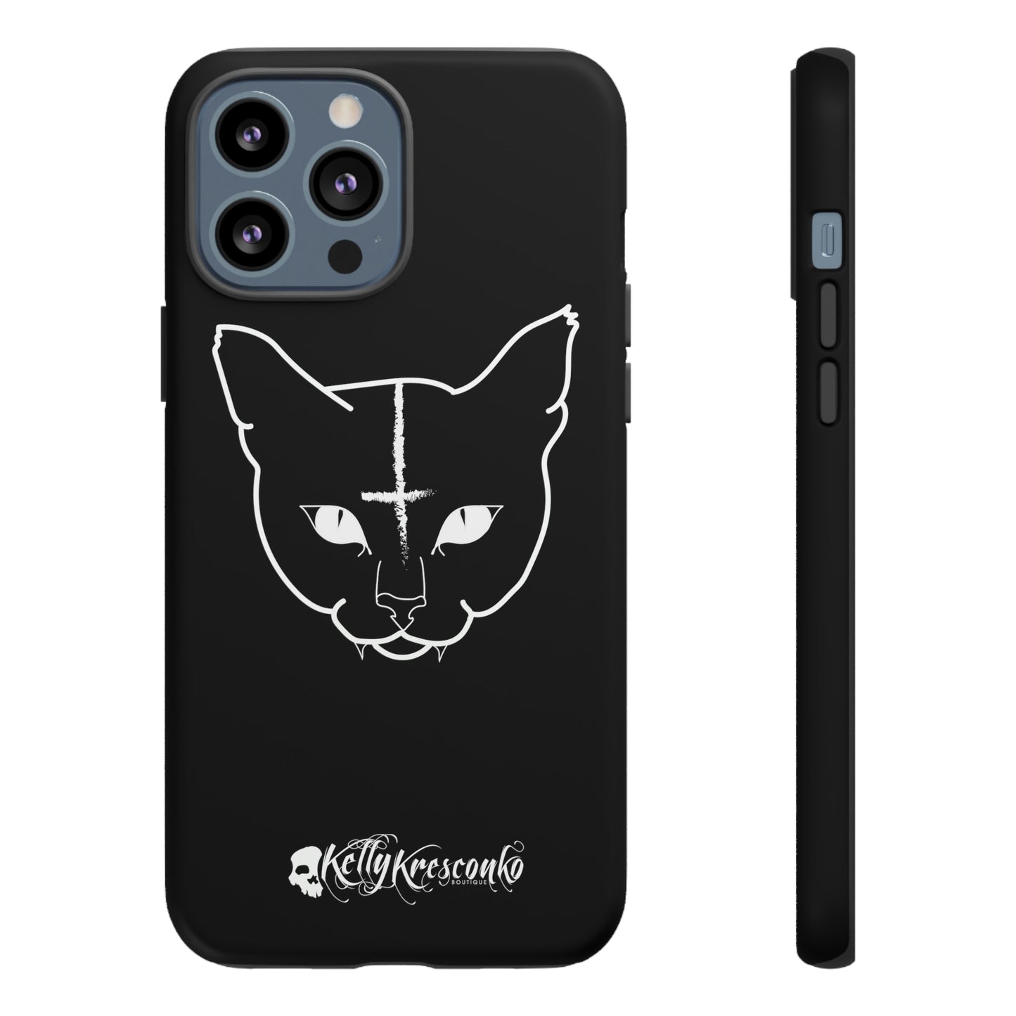 Hell Cat Phone Case (40 different sizes to choose from)