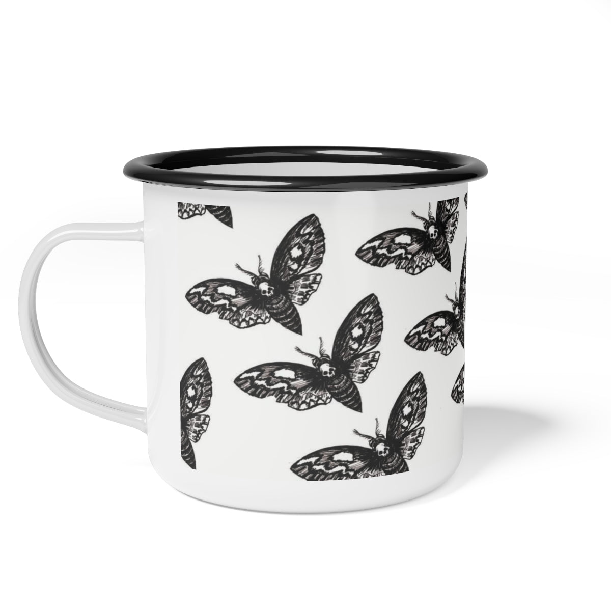 Deathmoth Enamel Camp Mug