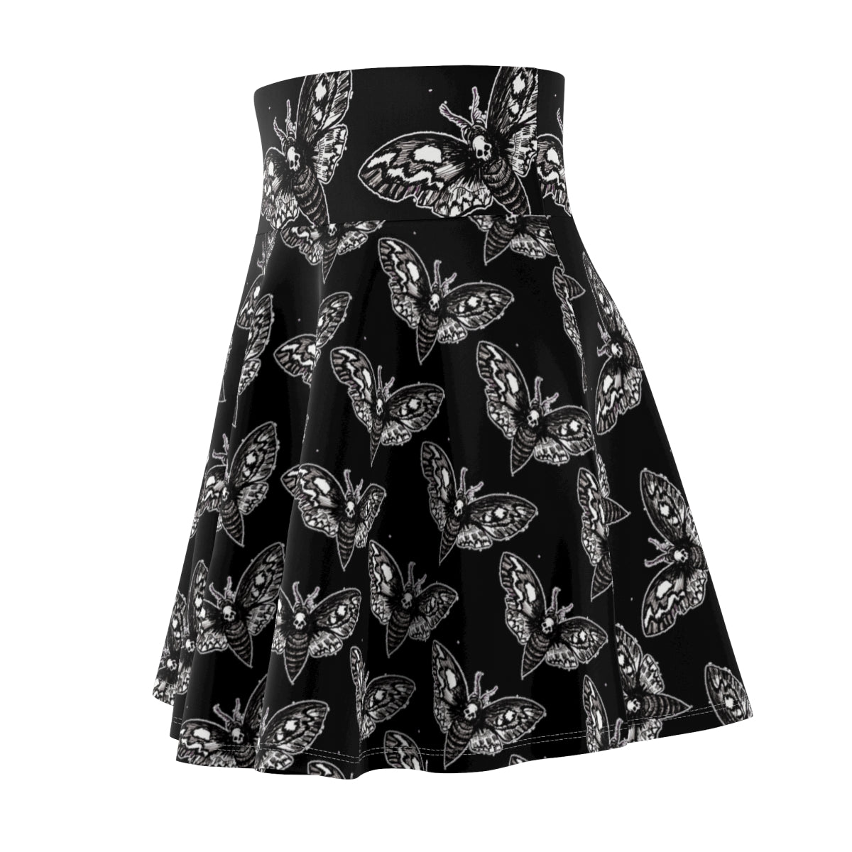 *DeathMoth* By Kelly Kresconko Skater Skirt