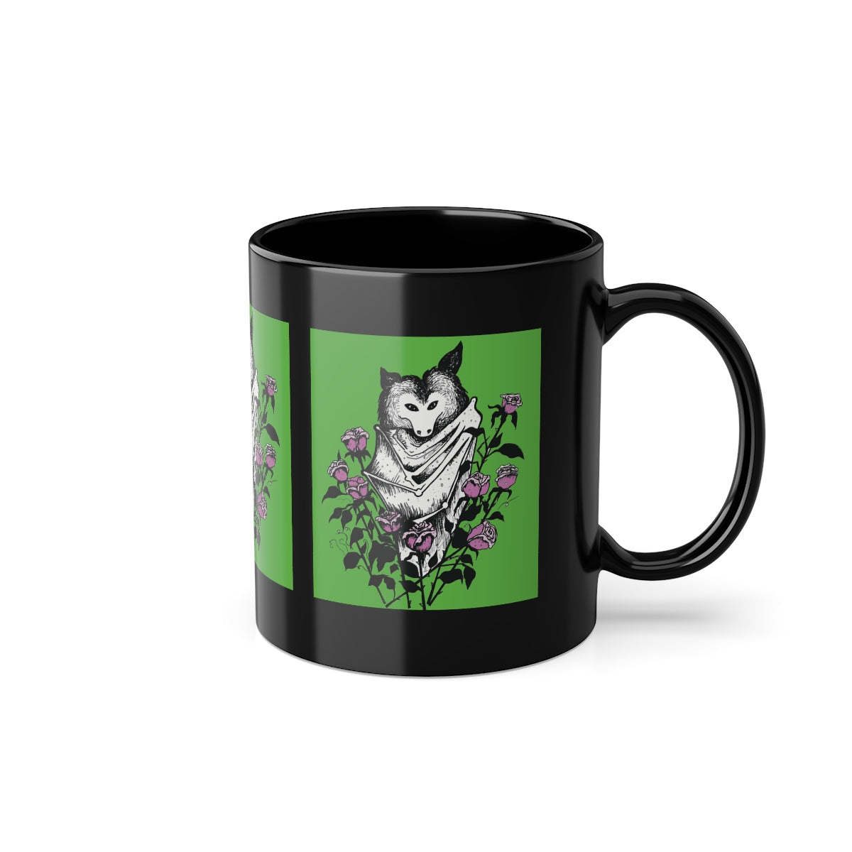 Illustrated Batty Coffee Mug