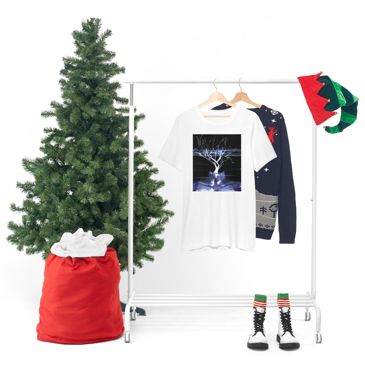 Unisex Jersey Short Sleeve Tee-Painting by Kelly Kresconko