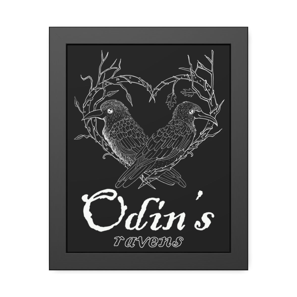Odin's Ravens Framed Posters