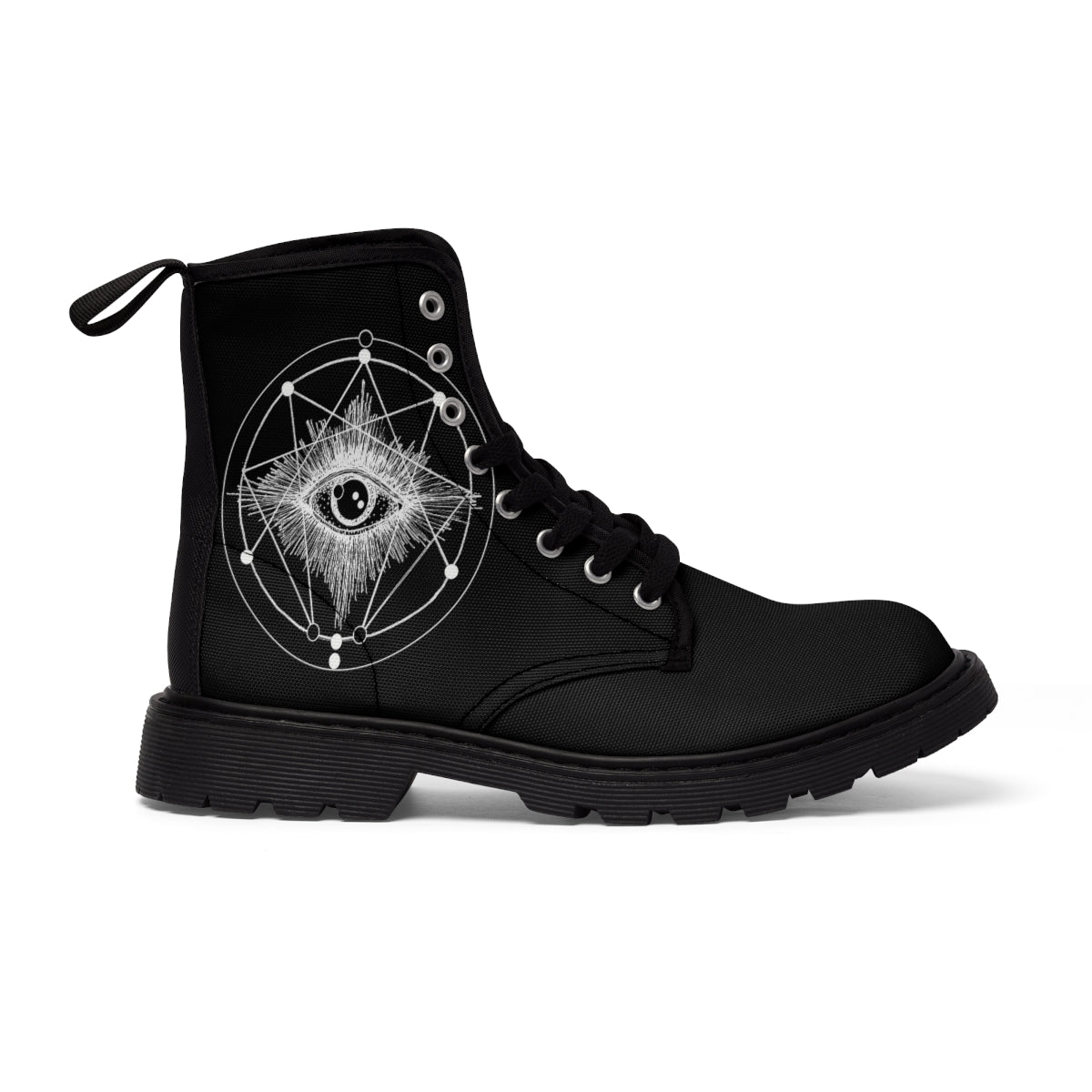 ENLIGHTENMENT PRINT Women's Canvas Boots