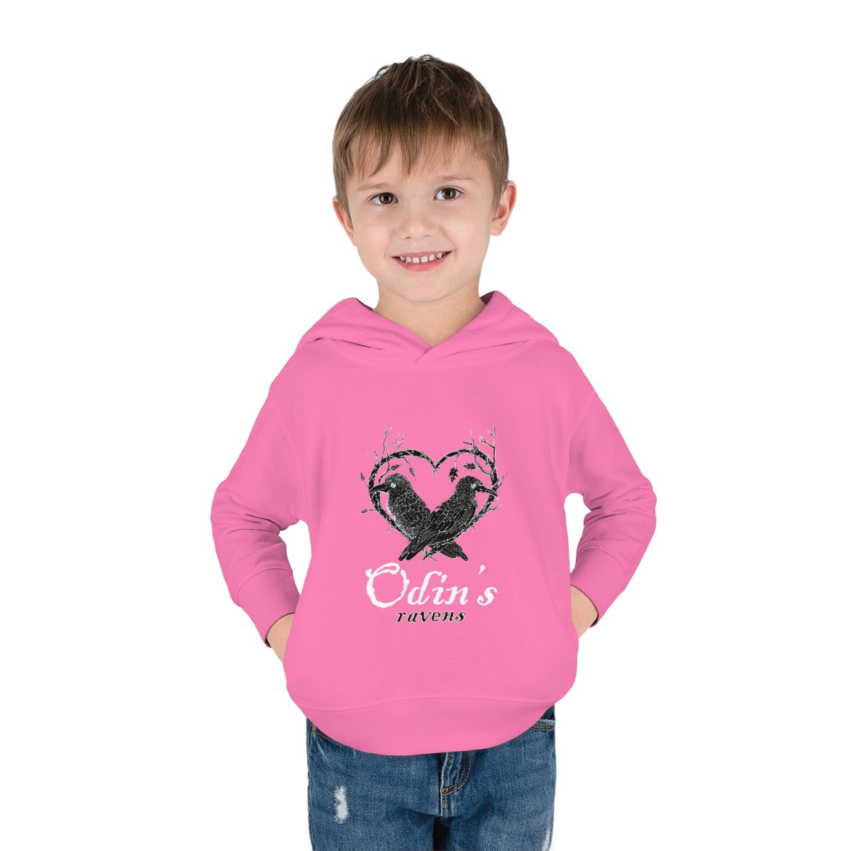 Odin's Ravens Toddler Pullover Fleece Hoodie