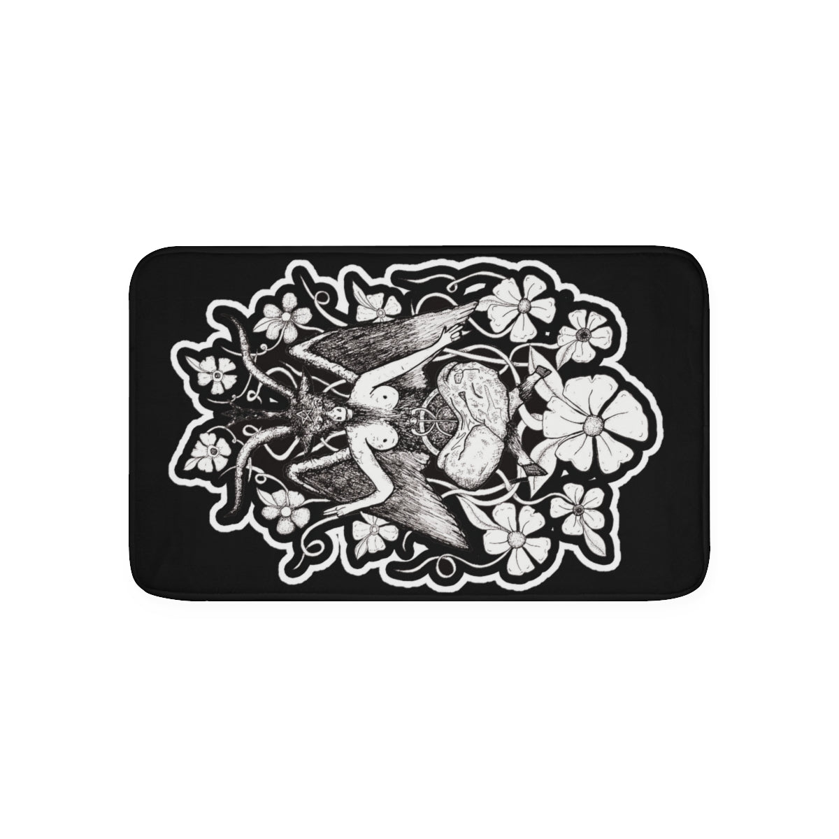 Baphomet Memory Foam Bath Mat