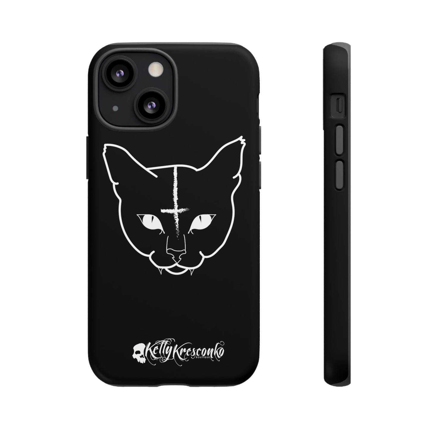Hell Cat Phone Case (40 different sizes to choose from)