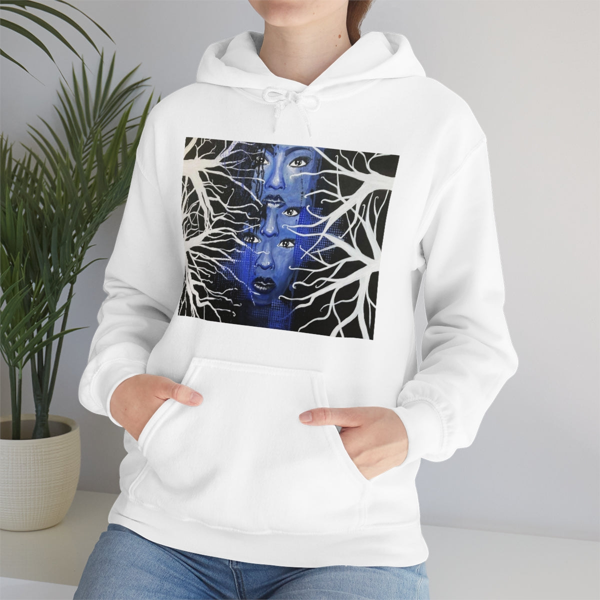 Unisex Heavy Blend™ Hooded Sweatshirt Painting by Kelly Kresconko