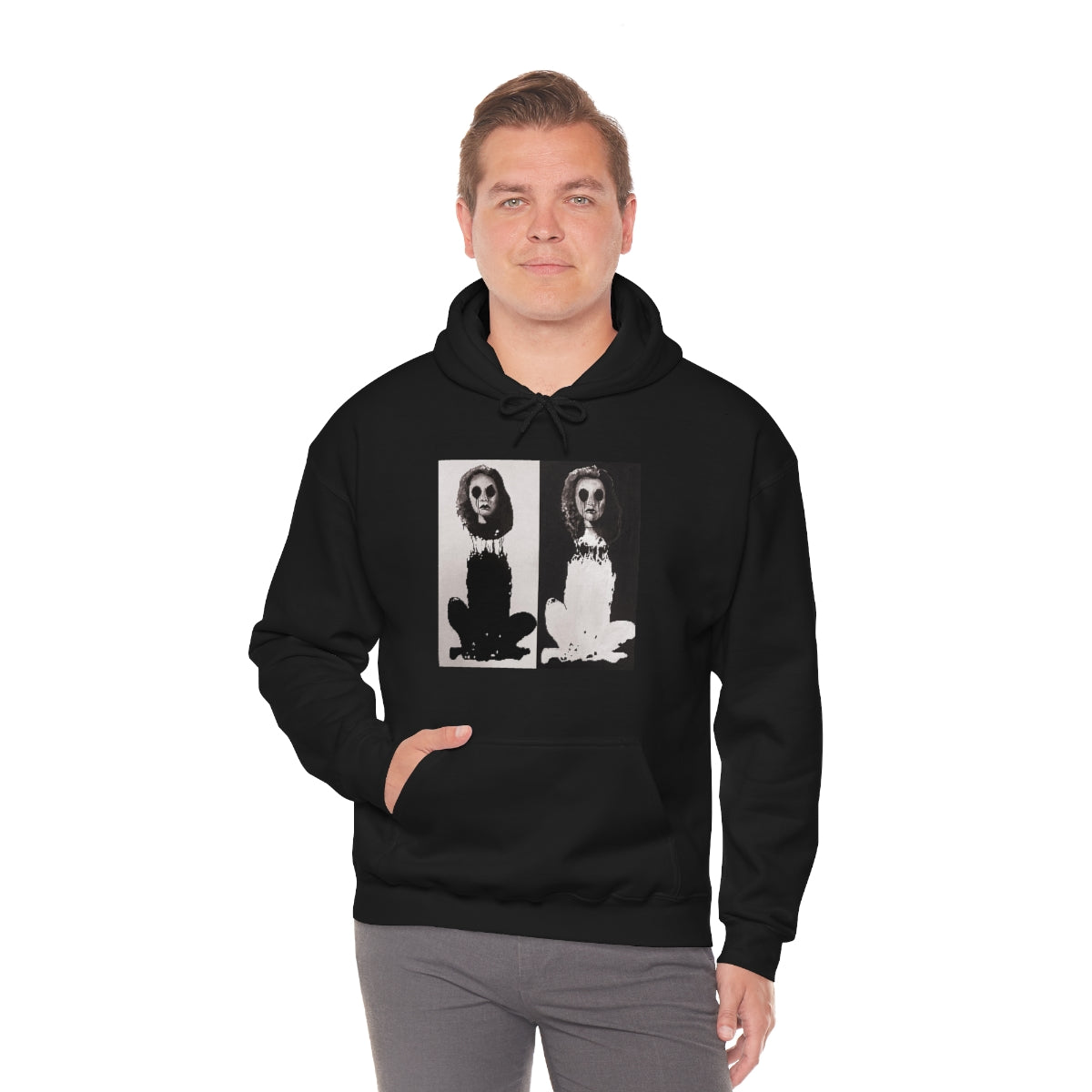 "Melancholy Felines" Unisex Heavy Blend™ Hooded Sweatshirt