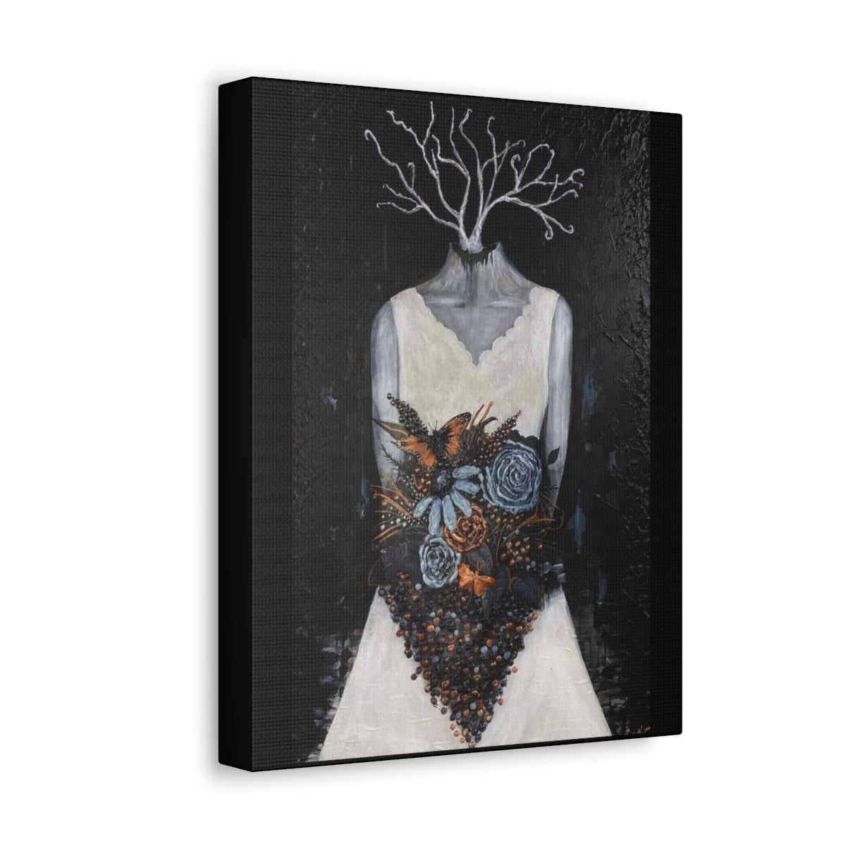 "Cantique" Painting by Kelly Kresconko on Printed Canvas (Reproduction)