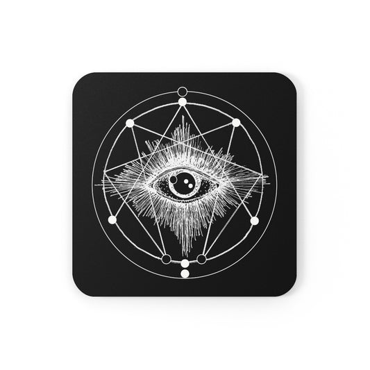 ENLIGHTENMENT Cork Back Coaster