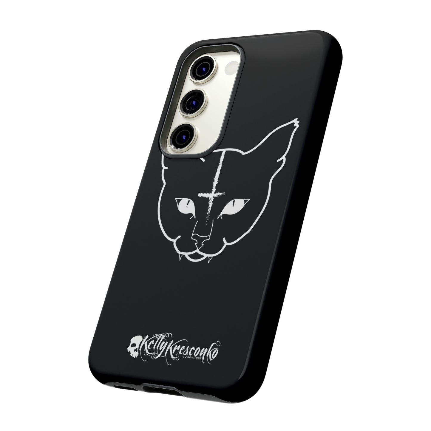 Hell Cat Phone Case (40 different sizes to choose from)