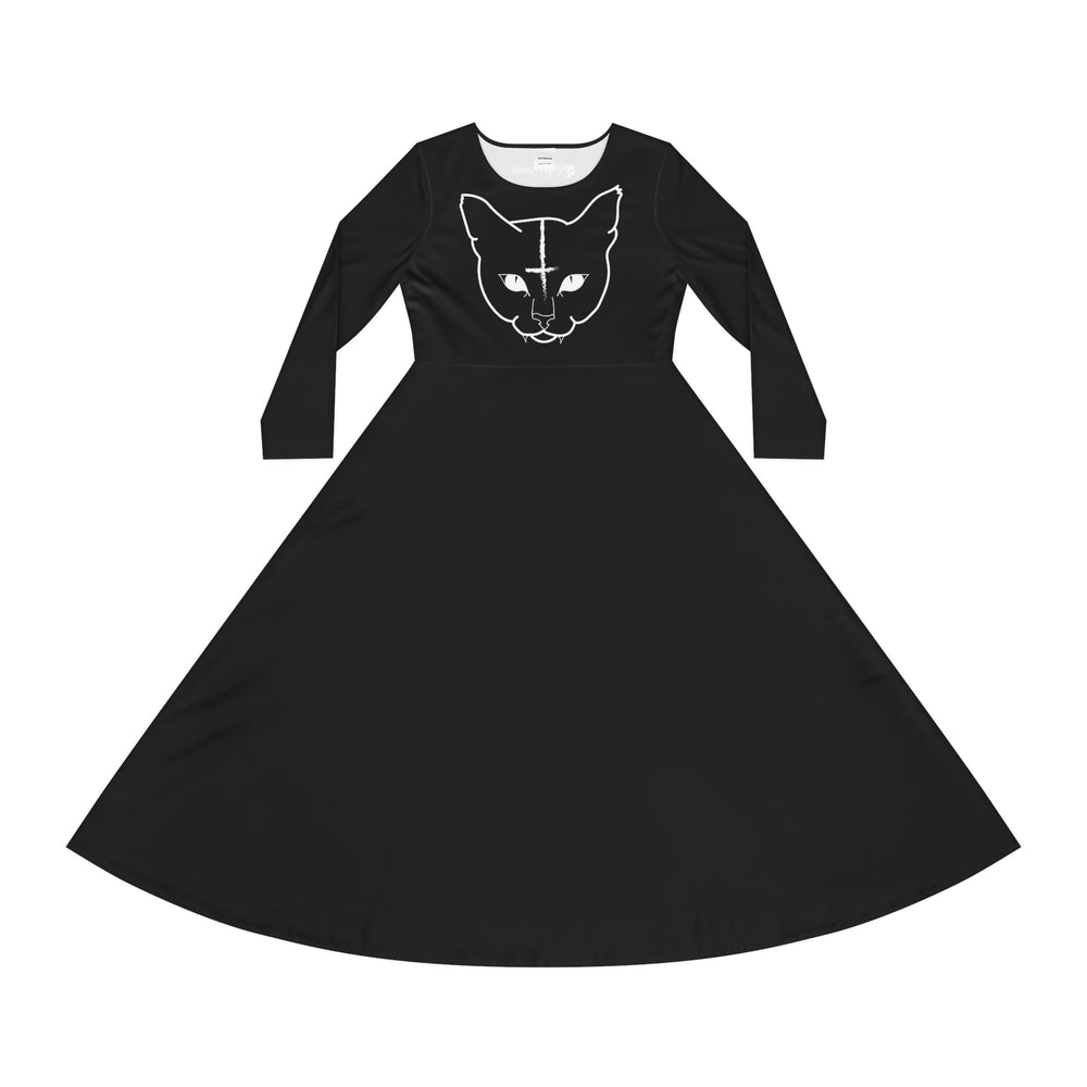 Hell Cat Long Sleeve Dance Dress