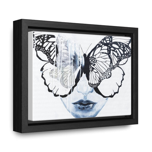 "Butterfly Eyes" Painting by Kelly Kresconko PRINT on Gallery Canvas Wraps, Horizontal Frame