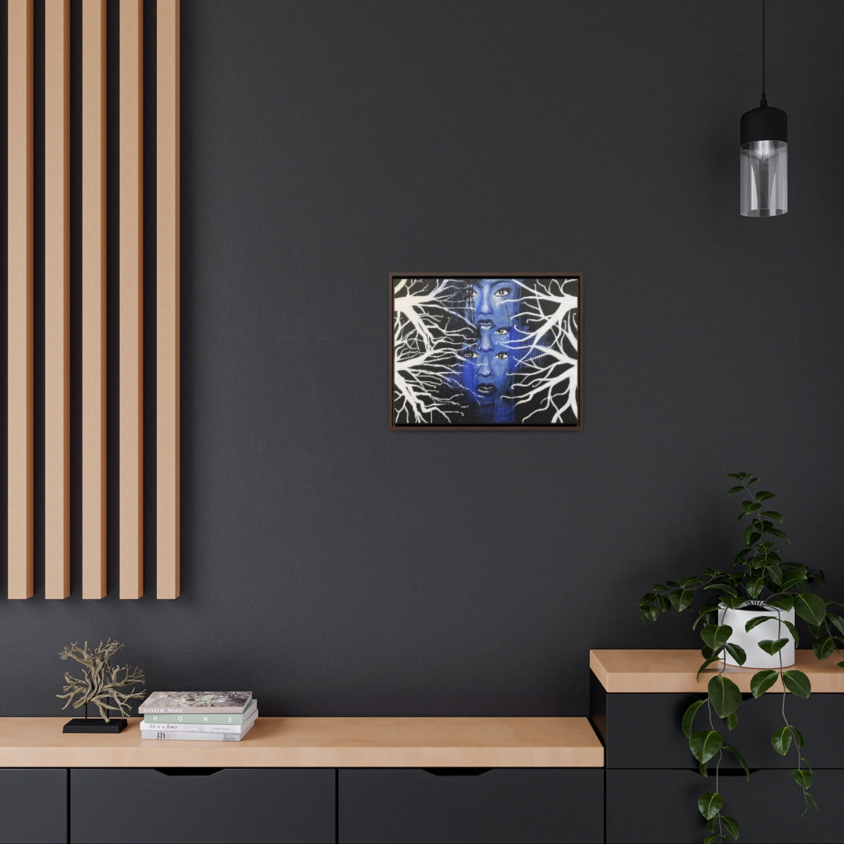 "Untitled" Painting by Kelly Kresconko PRINT on Gallery Canvas Wraps, Horizontal Frame