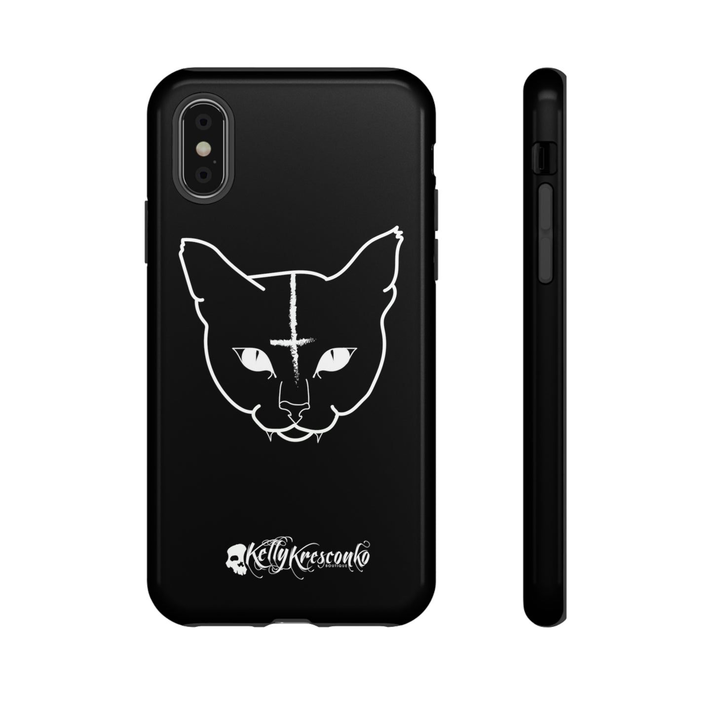 Hell Cat Phone Case (40 different sizes to choose from)