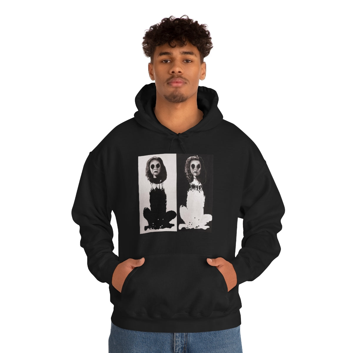 "Melancholy Felines" Unisex Heavy Blend™ Hooded Sweatshirt