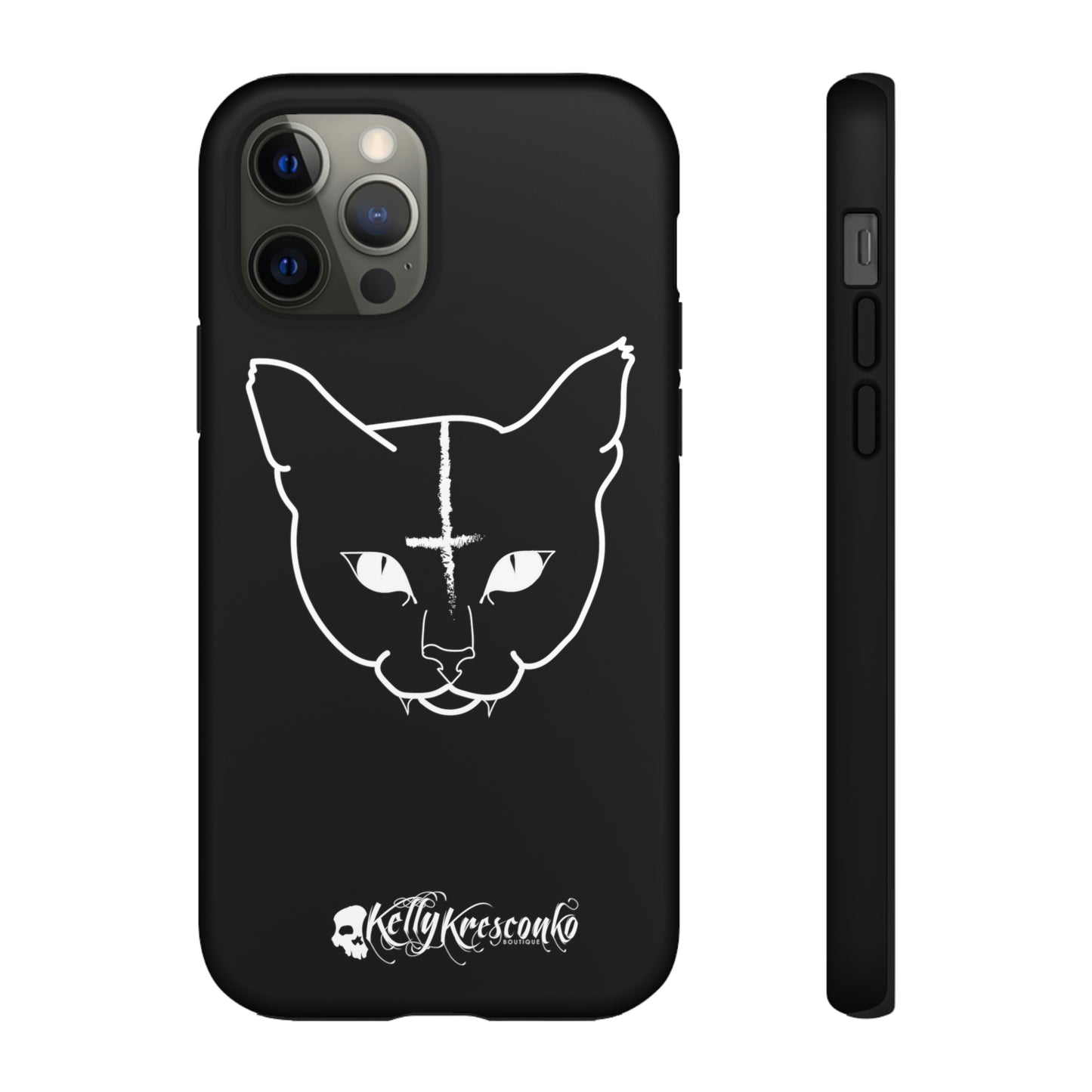 Hell Cat Phone Case (40 different sizes to choose from)
