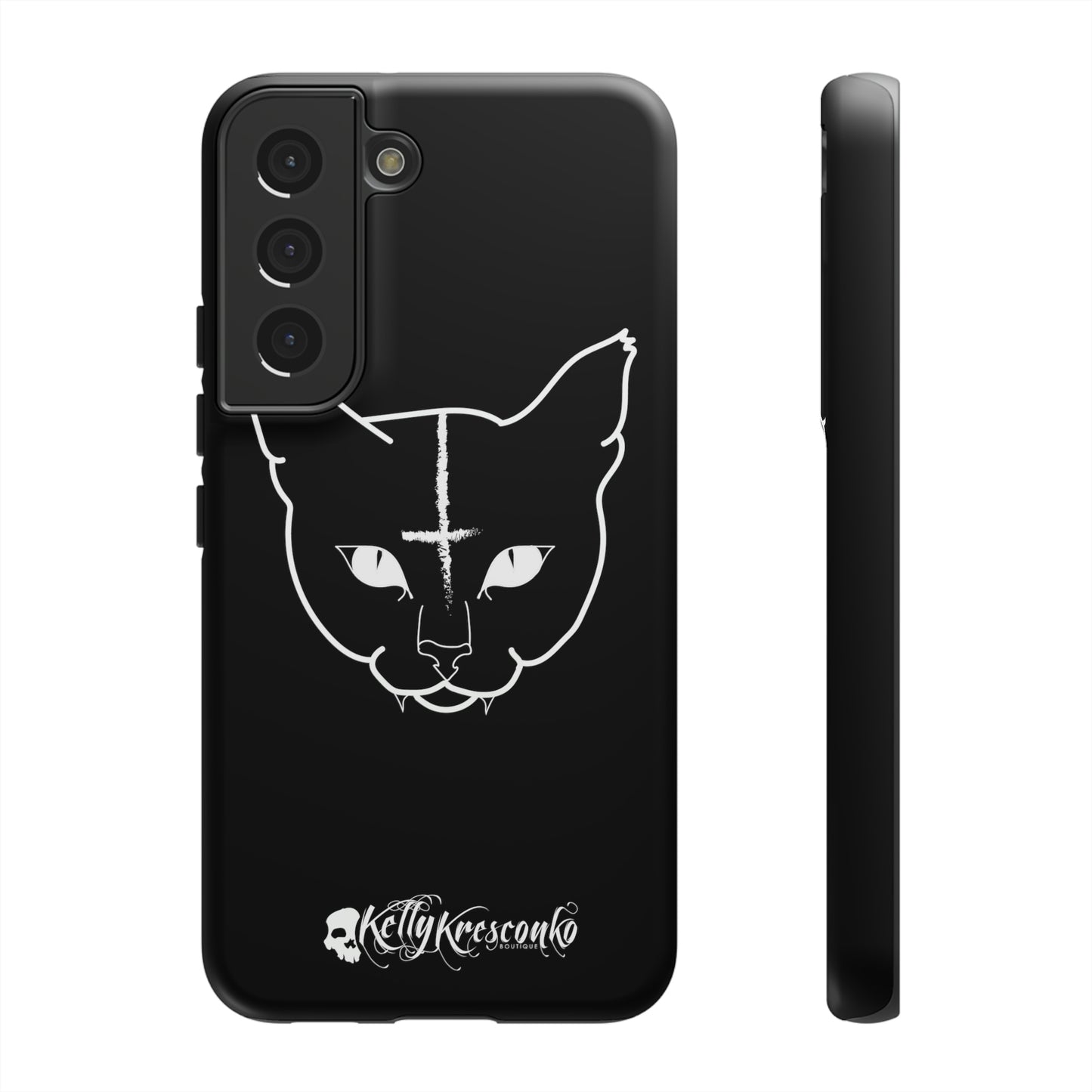 Hell Cat Phone Case (40 different sizes to choose from)